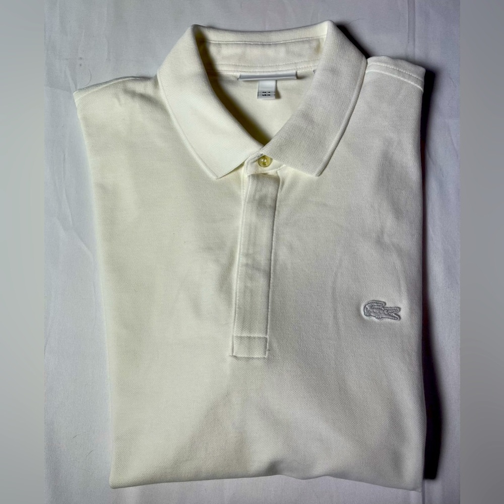 Lacoste White Polo Shirt
